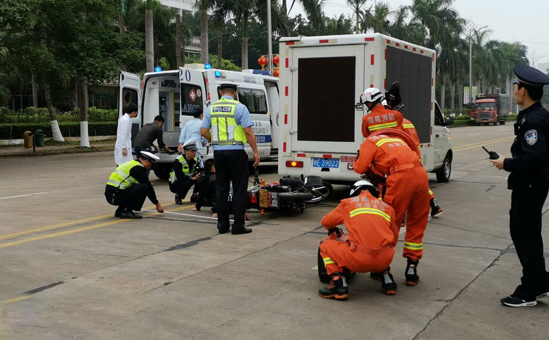 广州道路交通事故受伤人员